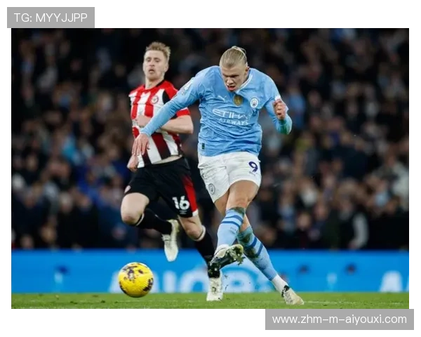曼城短传连续撕破防线，哈兰德倒地捅射进球